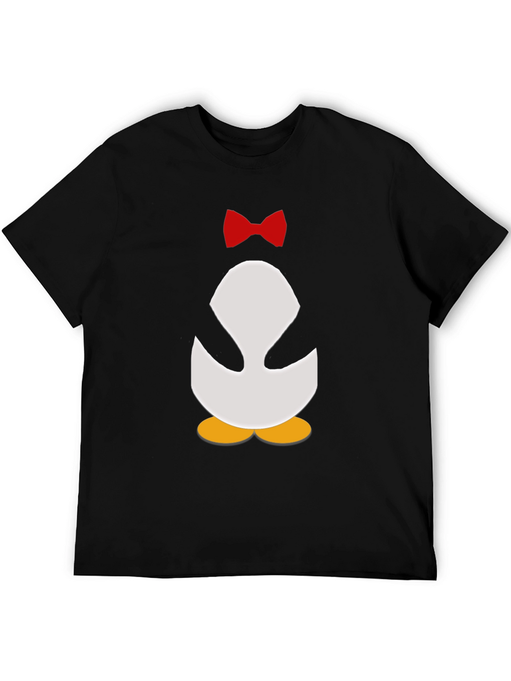 Penguin Bowtie Graphic Tee - Mens Black T-Shirt