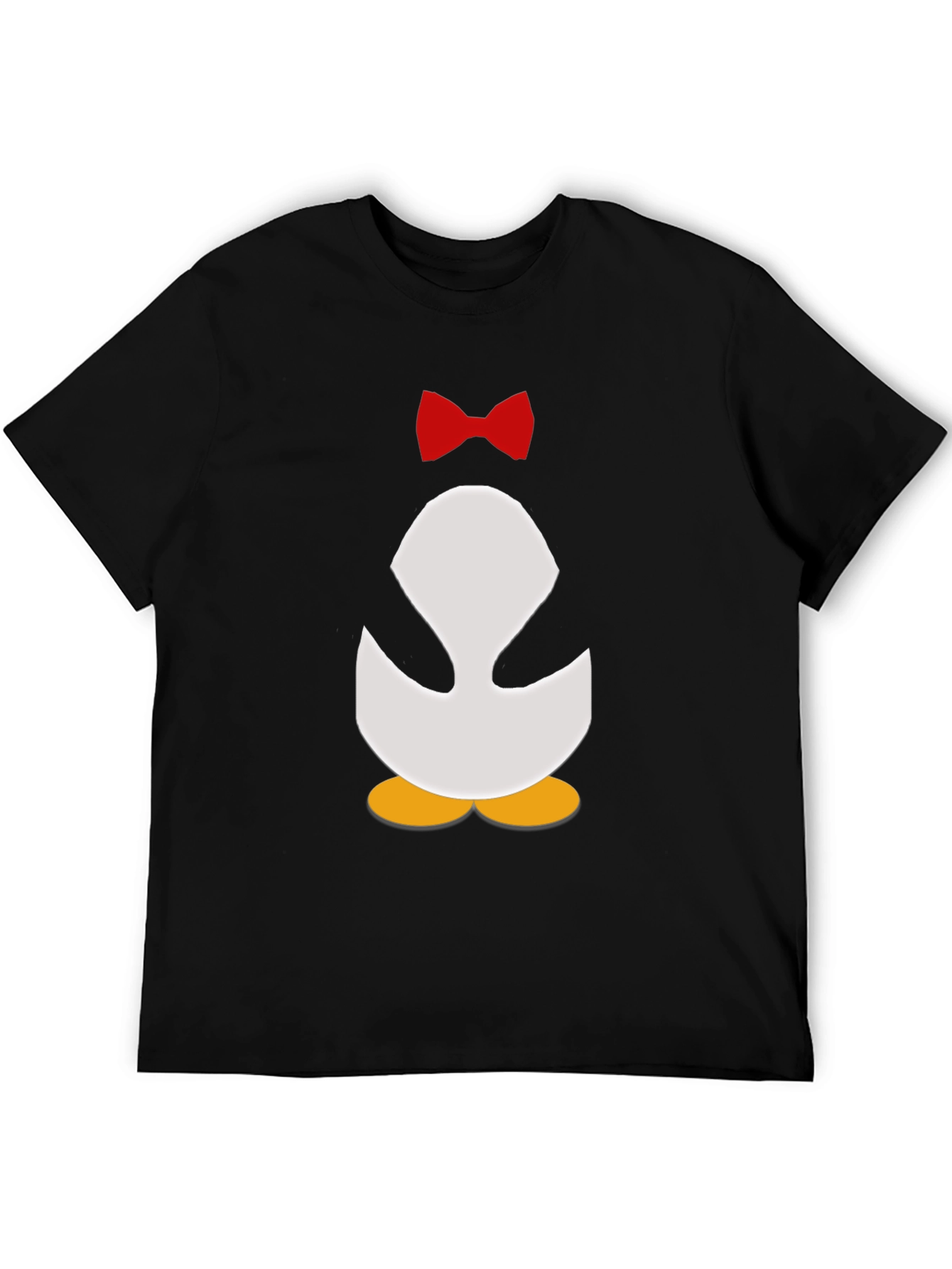 Penguin Bowtie Graphic Tee - Mens Black T-Shirt