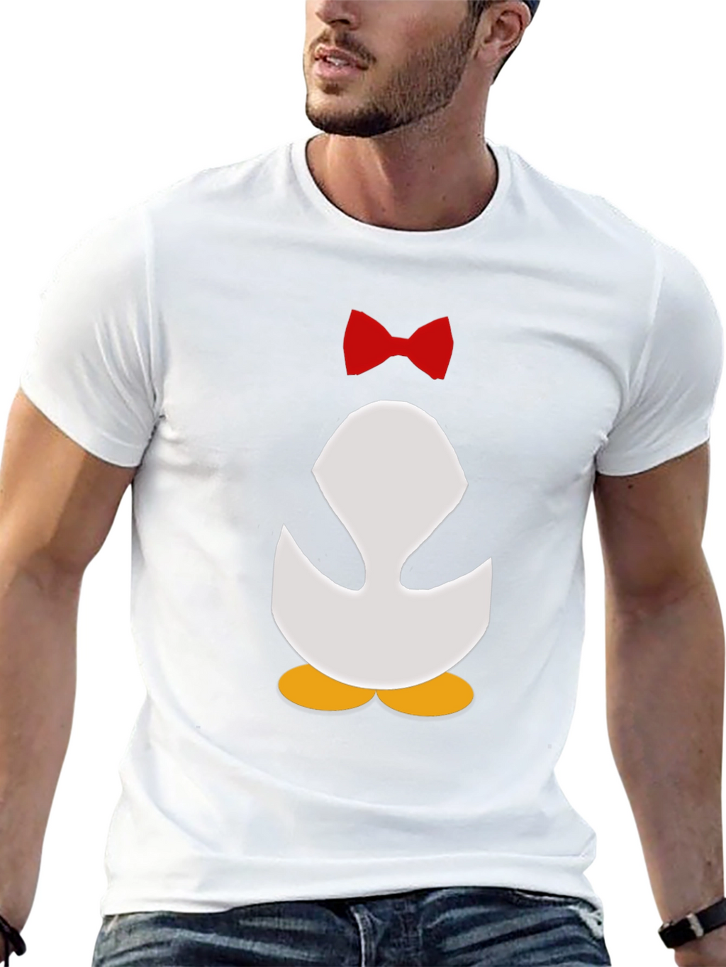Penguin Bowtie Graphic Tee - Mens Black T-Shirt