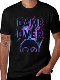 Game Over Graphic Tee - Retro Gamer Style