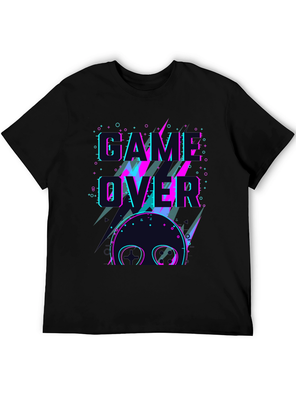 Game Over Graphic Tee - Retro Gamer Style