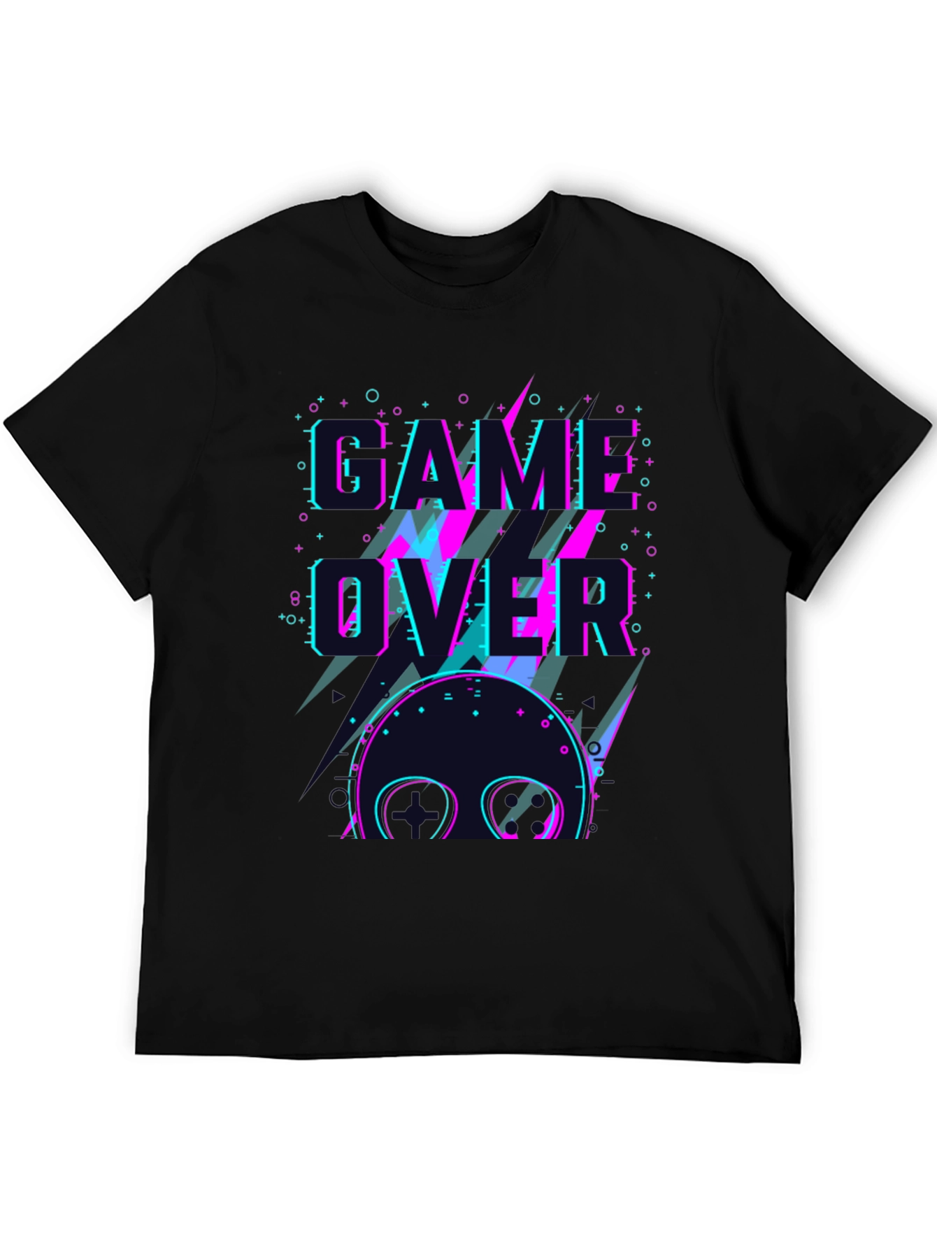 Game Over Graphic Tee - Retro Gamer Style