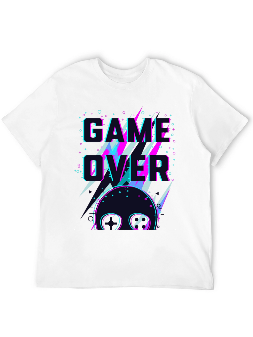 Game Over Graphic Tee - Retro Gamer Style