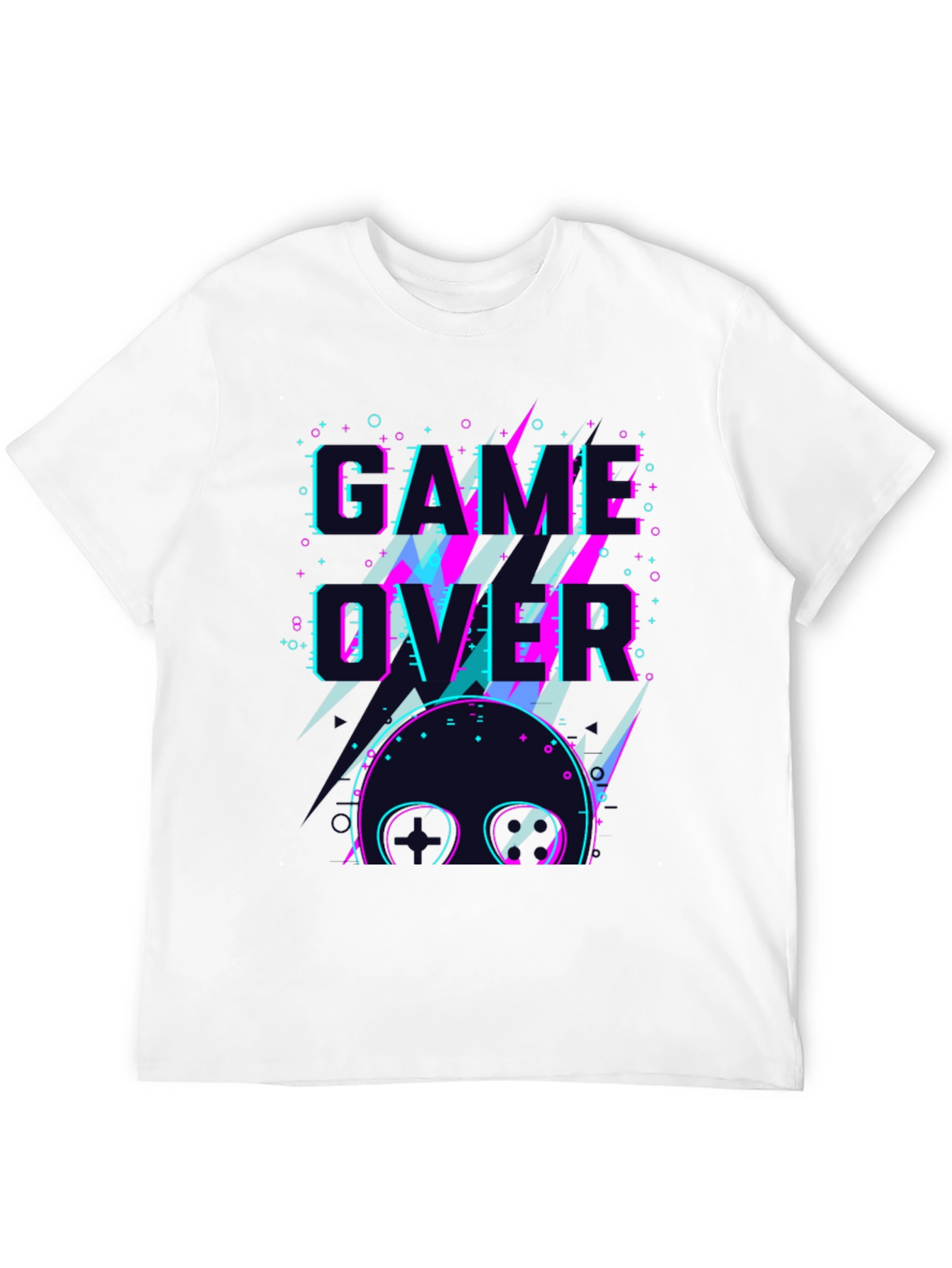 Game Over Graphic Tee - Retro Gamer Style