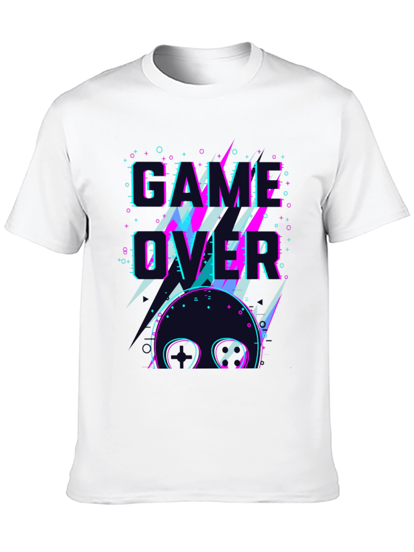 Game Over Graphic Tee - Retro Gamer Style