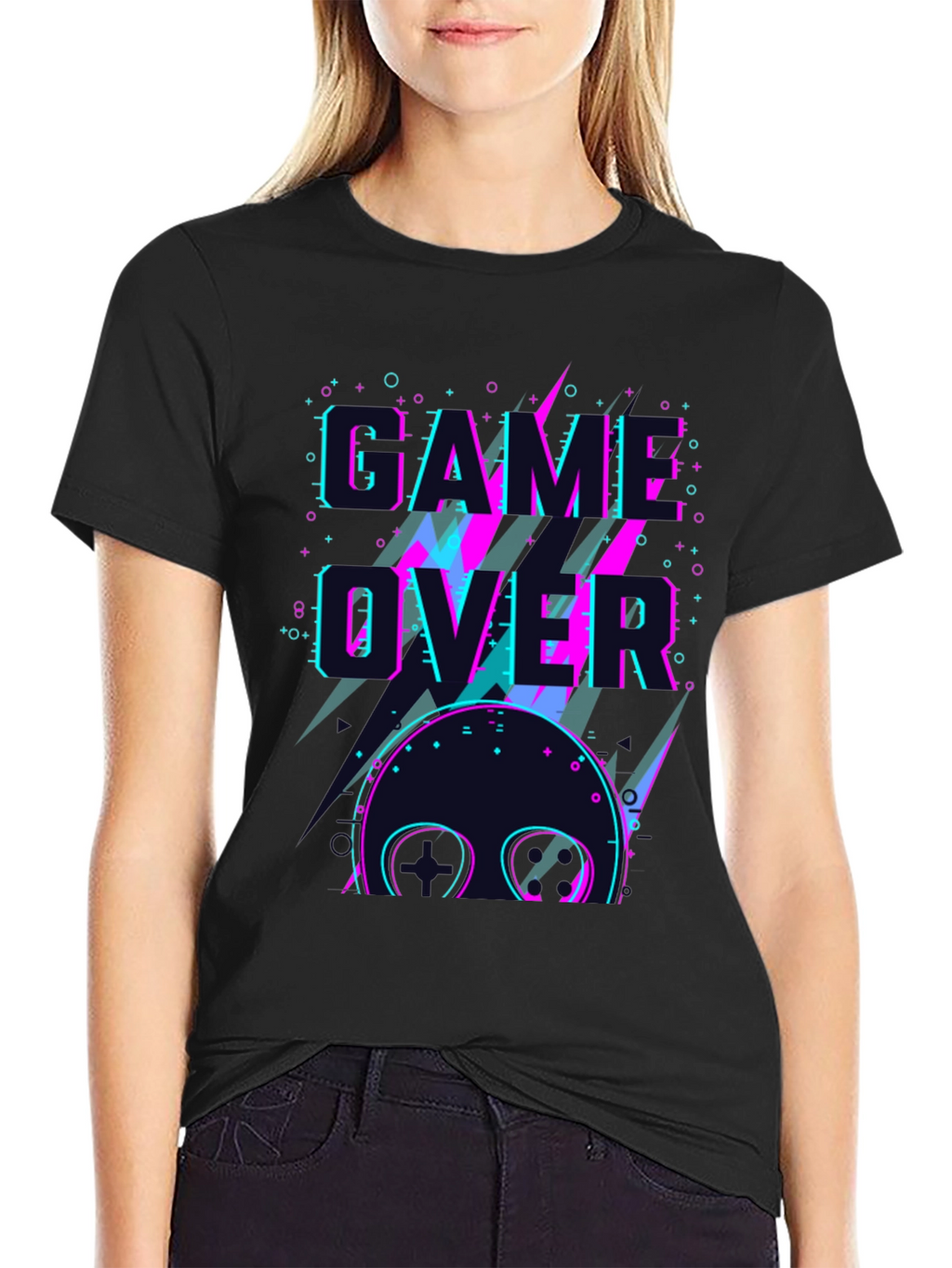Game Over Graphic Tee - Retro Gamer Style