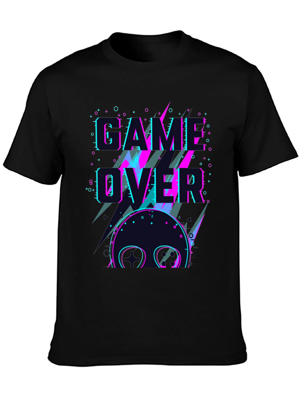 Game Over Graphic Tee - Retro Gamer Style