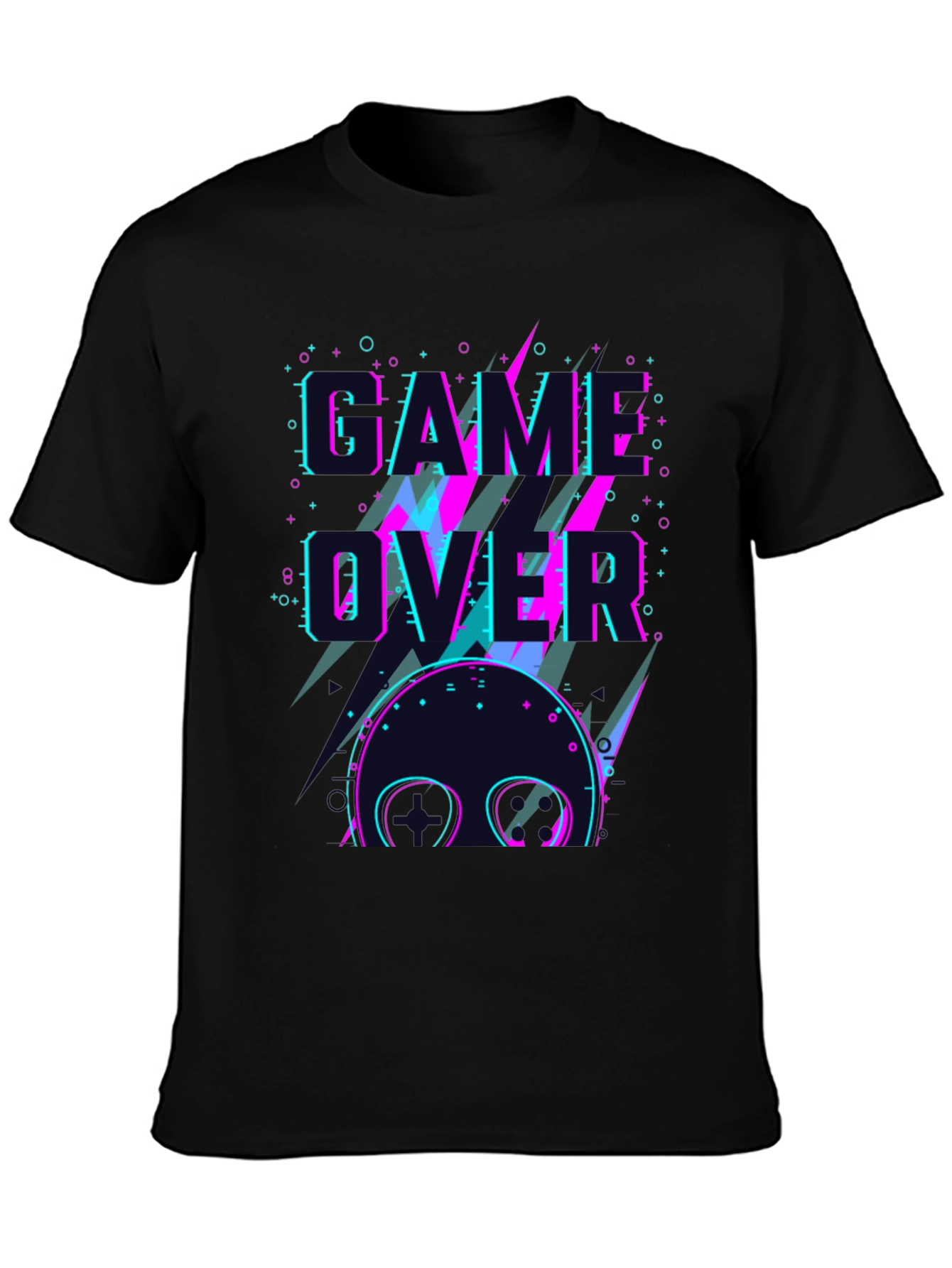 Game Over Graphic Tee - Retro Gamer Style
