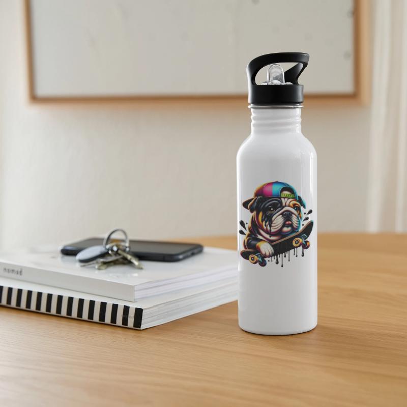 Urban Bulldog Skateboard Art