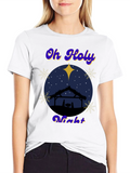 Oh Holy Night Nativity Scene Christmas T-Shirt