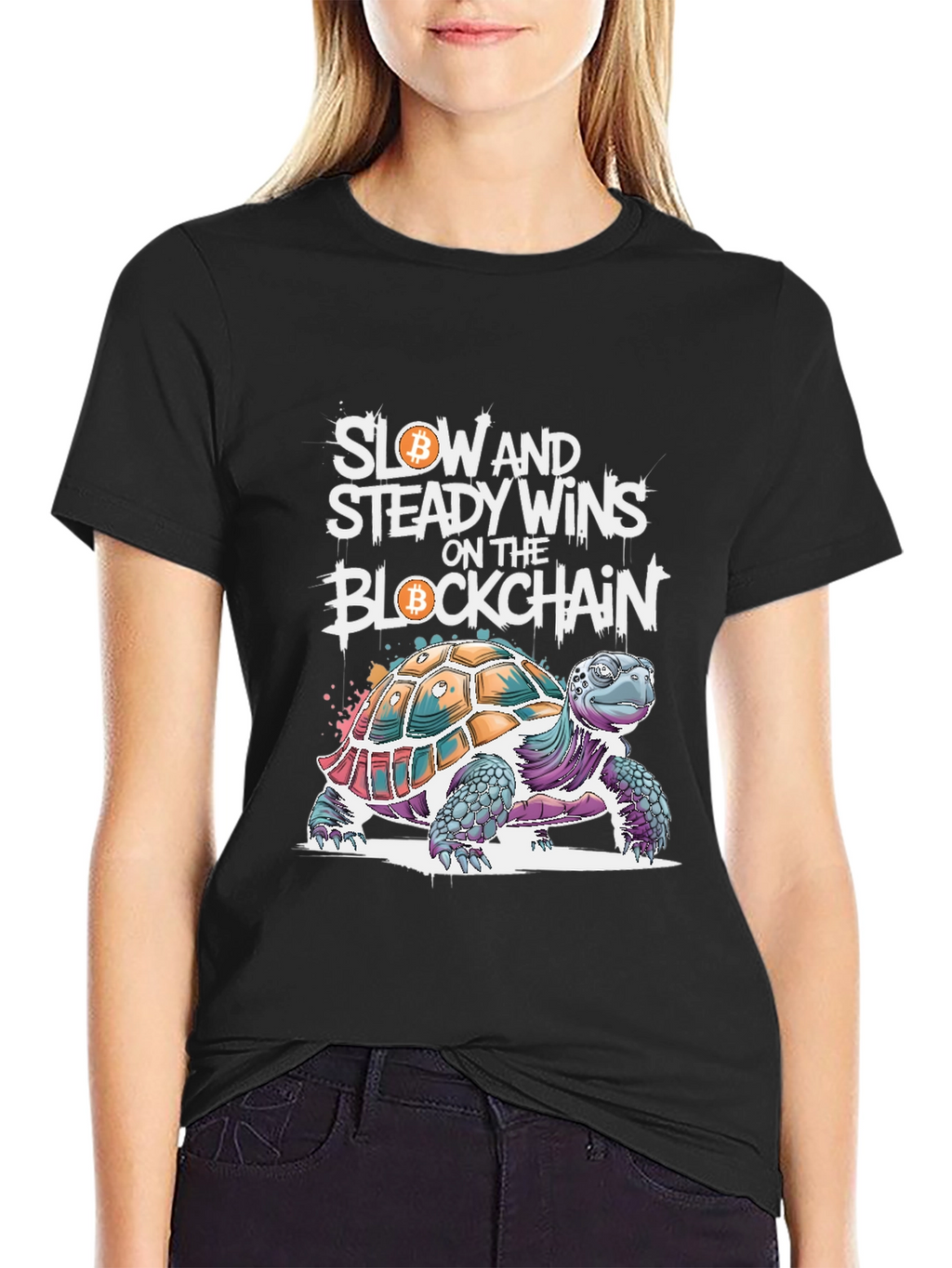 Bitcoin Blockchain Turtle T-Shirt