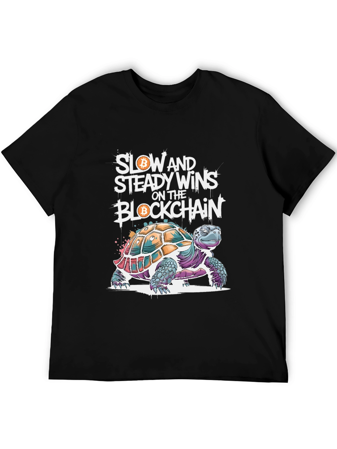 Bitcoin Blockchain Turtle T-Shirt