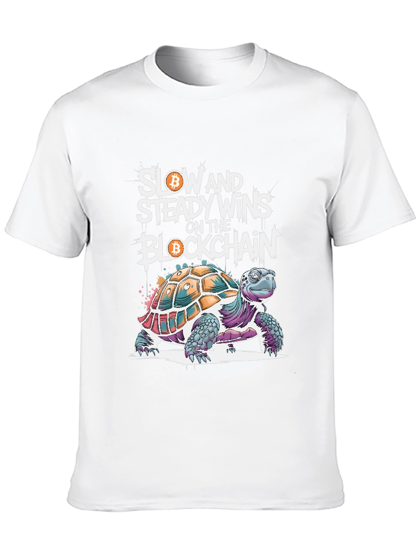Bitcoin Blockchain Turtle T-Shirt
