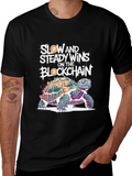Bitcoin Blockchain Turtle T-Shirt