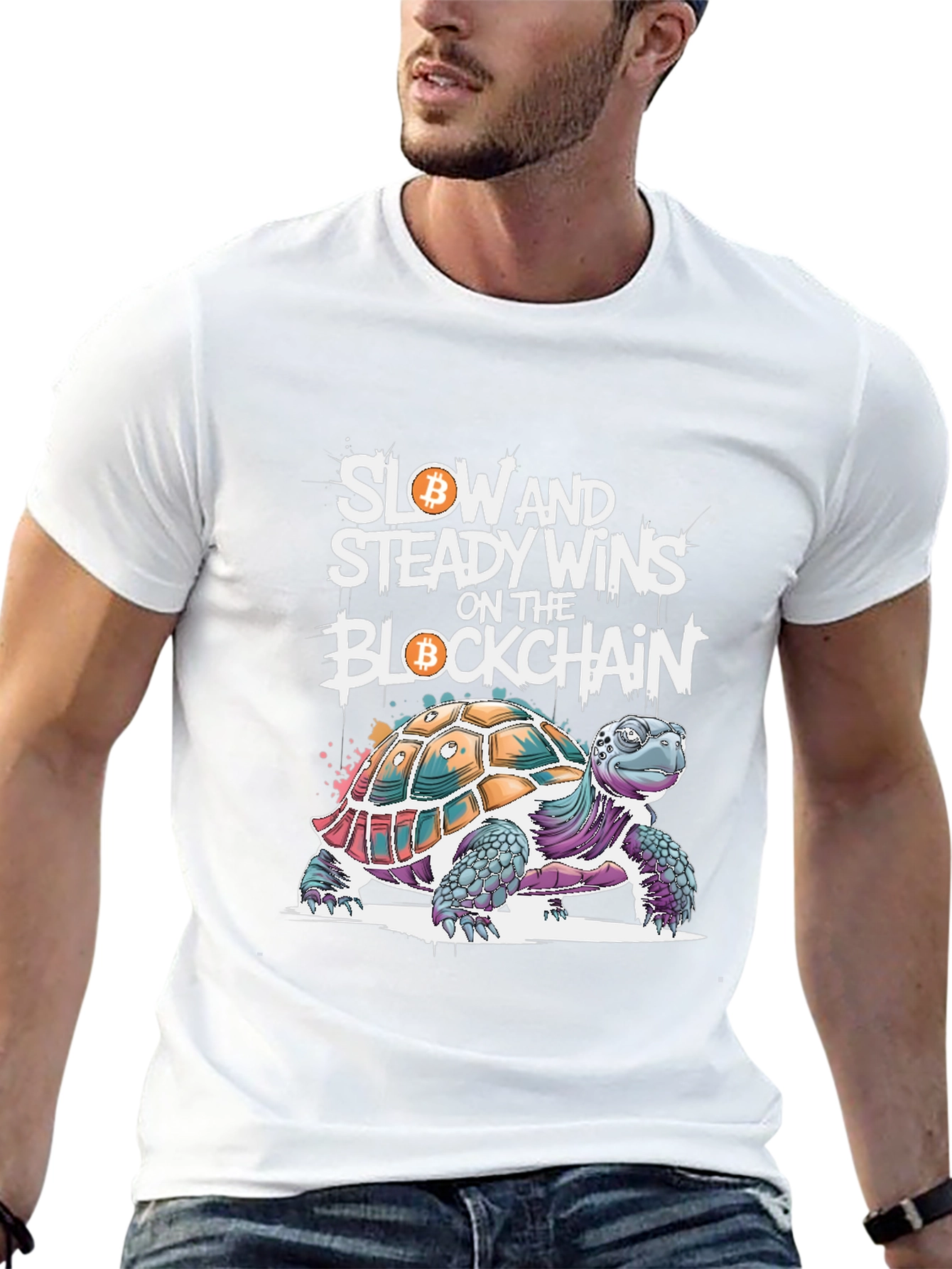 Bitcoin Blockchain Turtle T-Shirt