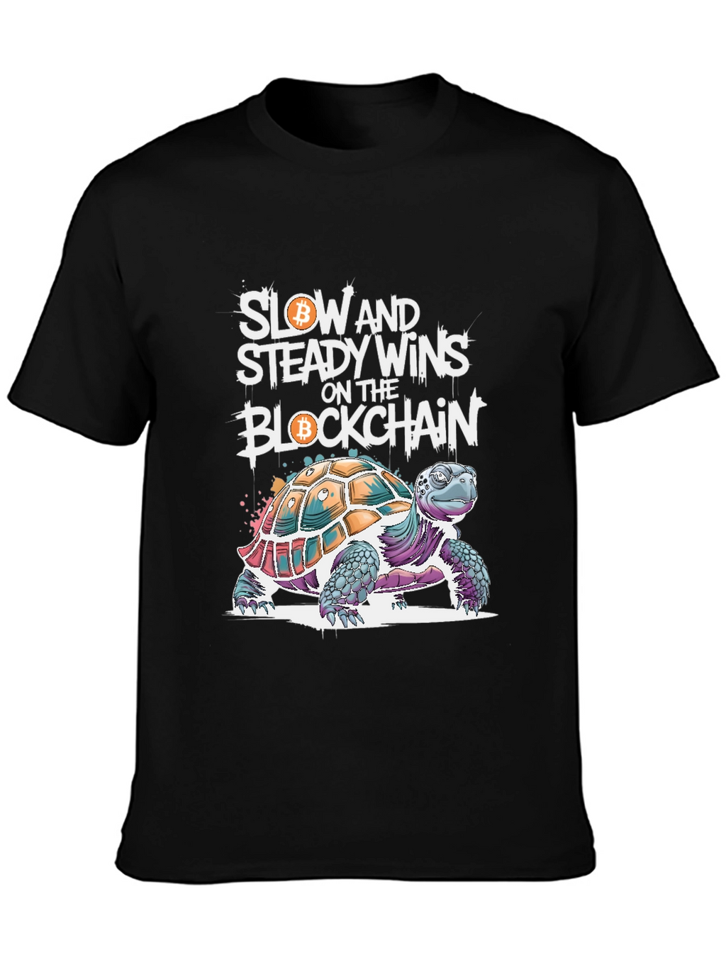 Bitcoin Blockchain Turtle T-Shirt