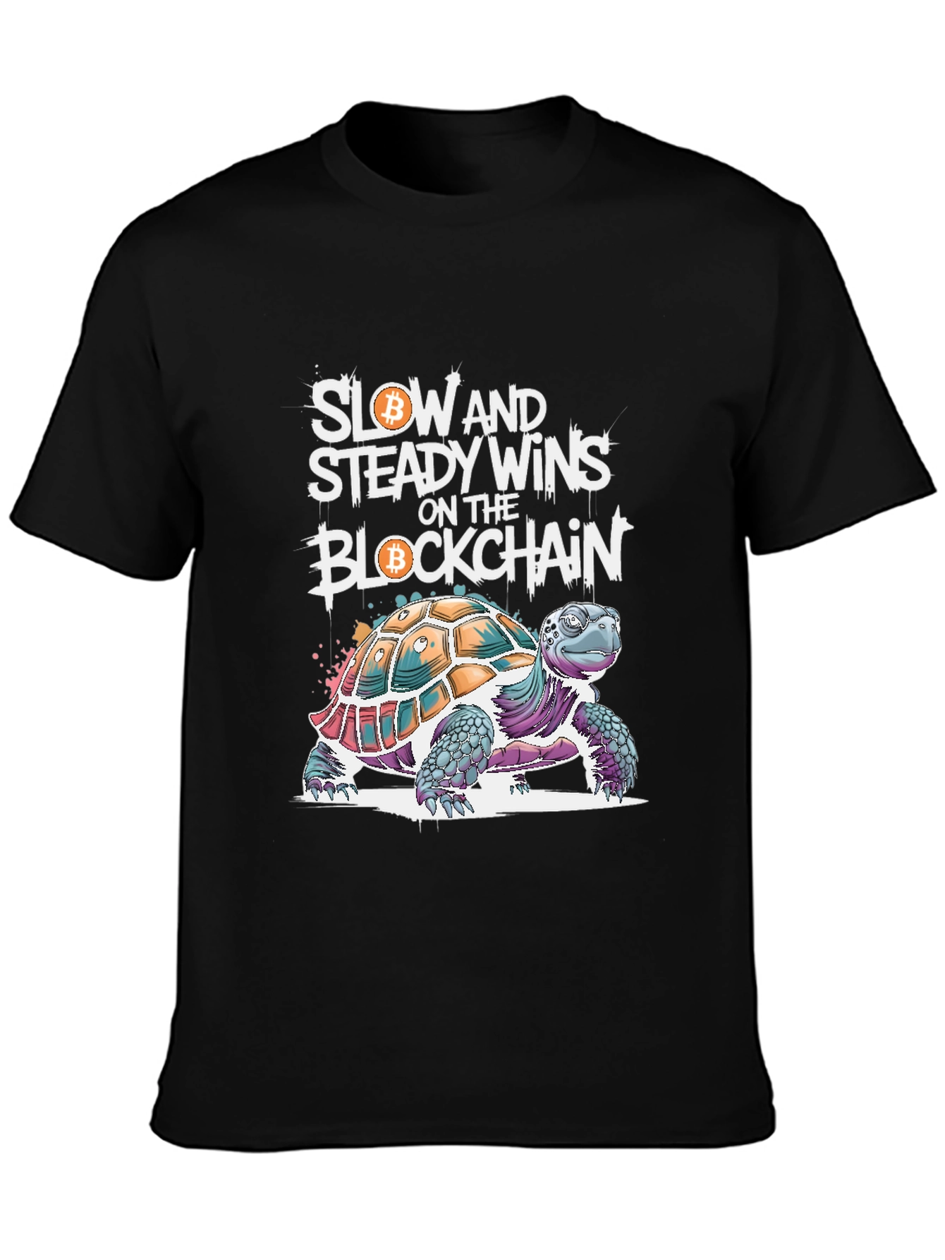 Bitcoin Blockchain Turtle T-Shirt