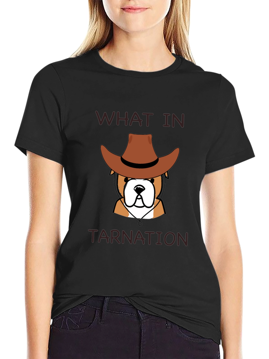 What in Tarnation Bulldog Graphic Tee