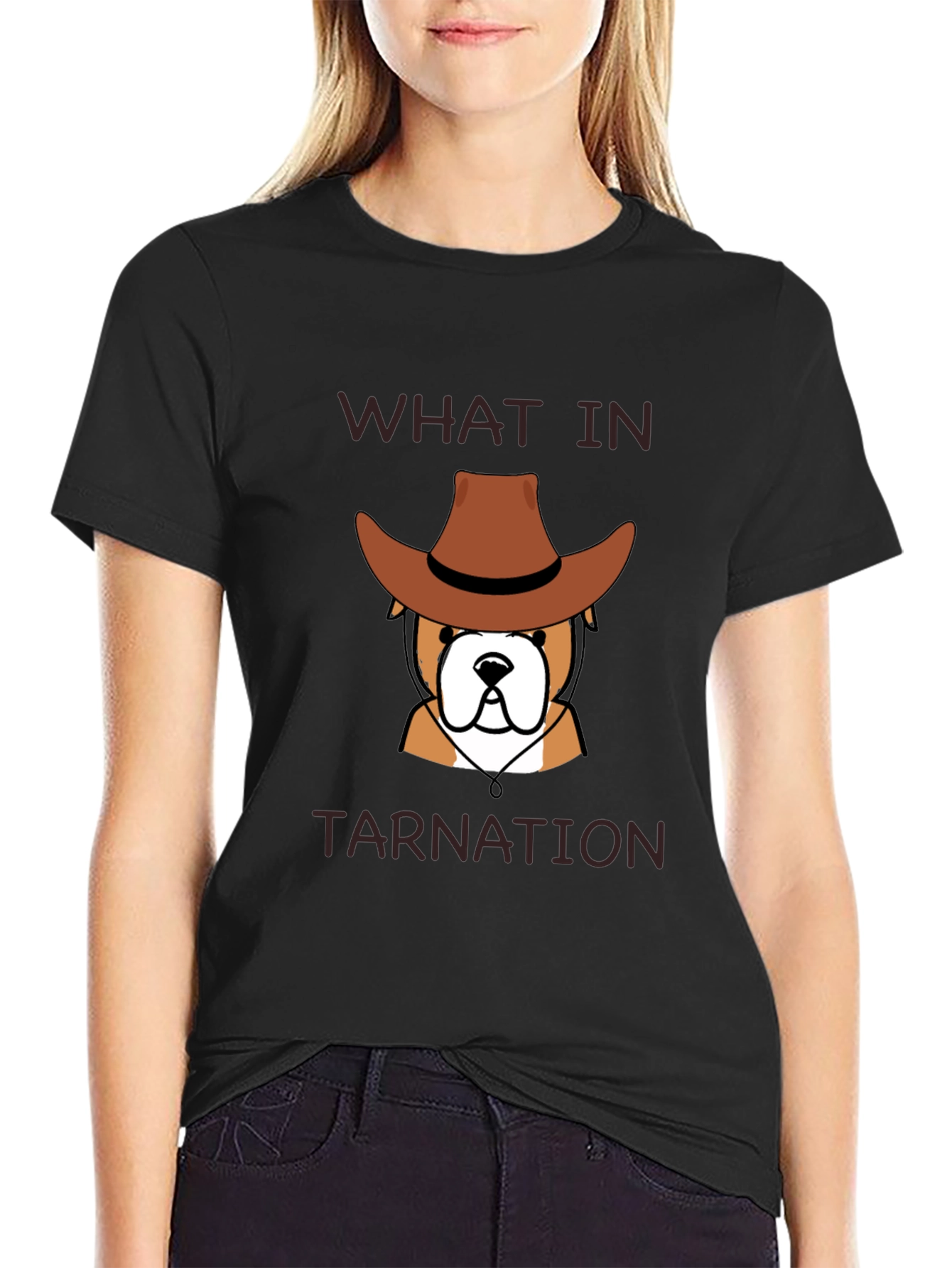 What in Tarnation Bulldog Graphic Tee