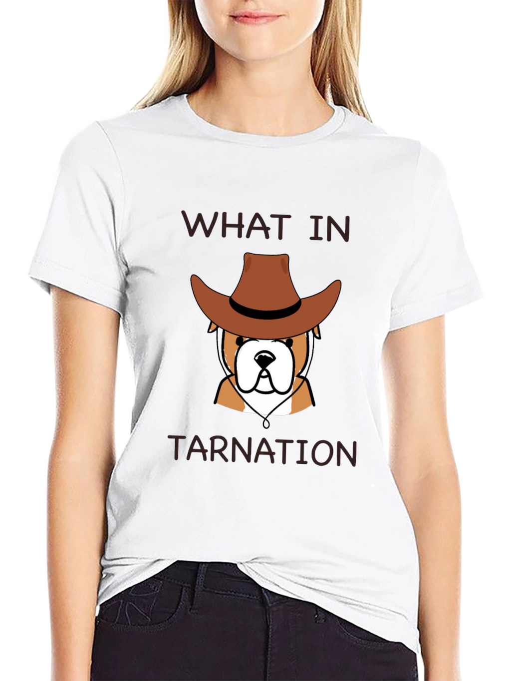 What in Tarnation Bulldog Graphic Tee