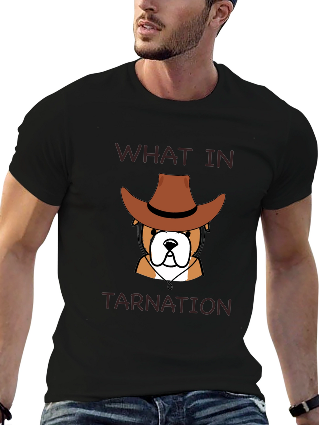 What in Tarnation Bulldog Graphic Tee
