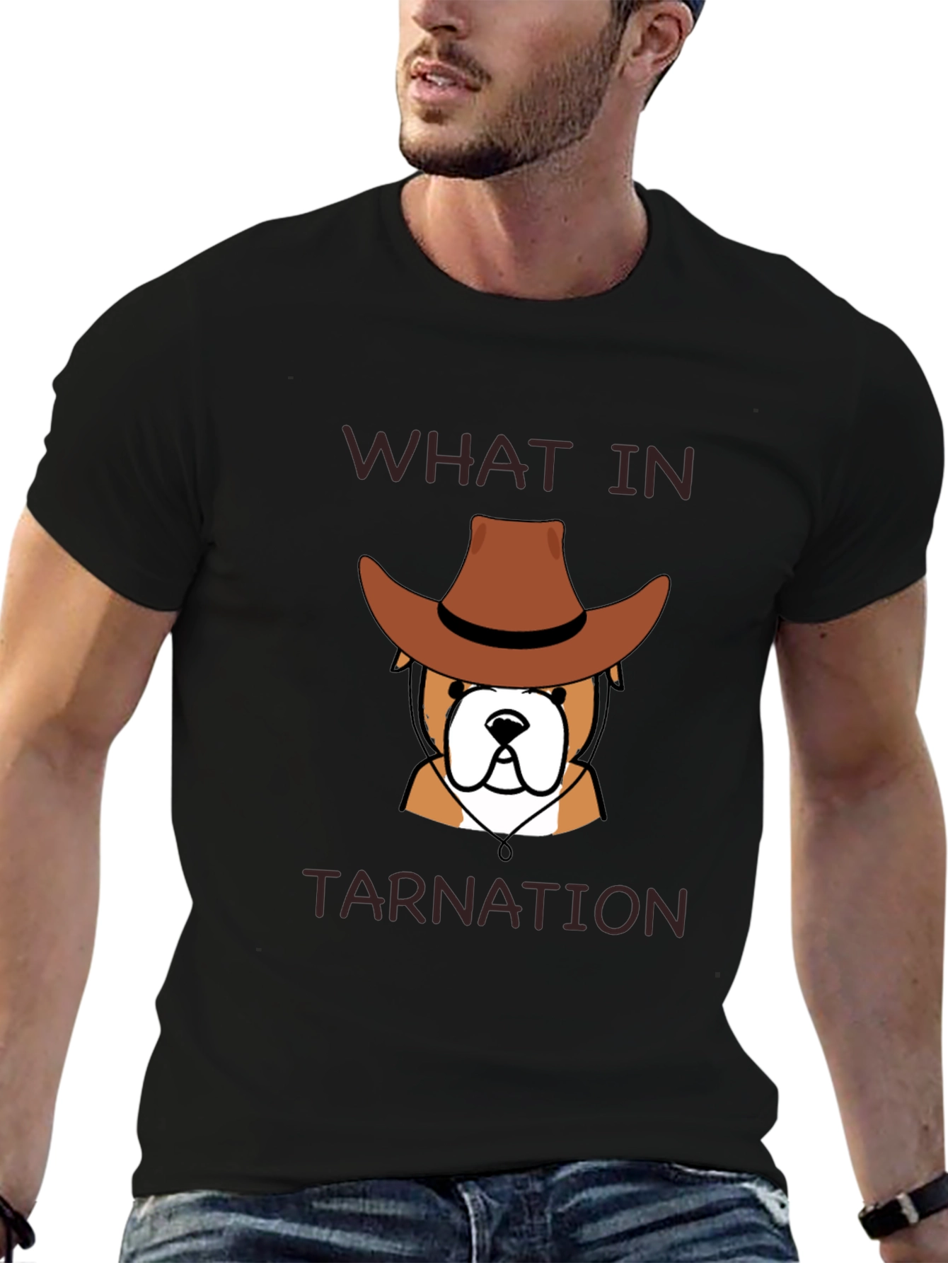 What in Tarnation Bulldog Graphic Tee