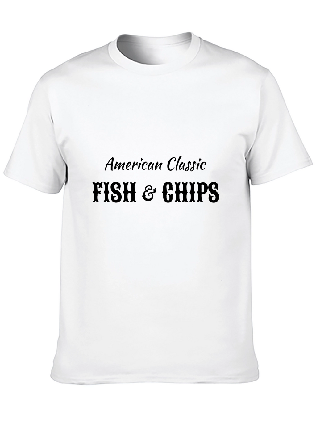 American Classic Fish & Chips Graphic T-Shirt