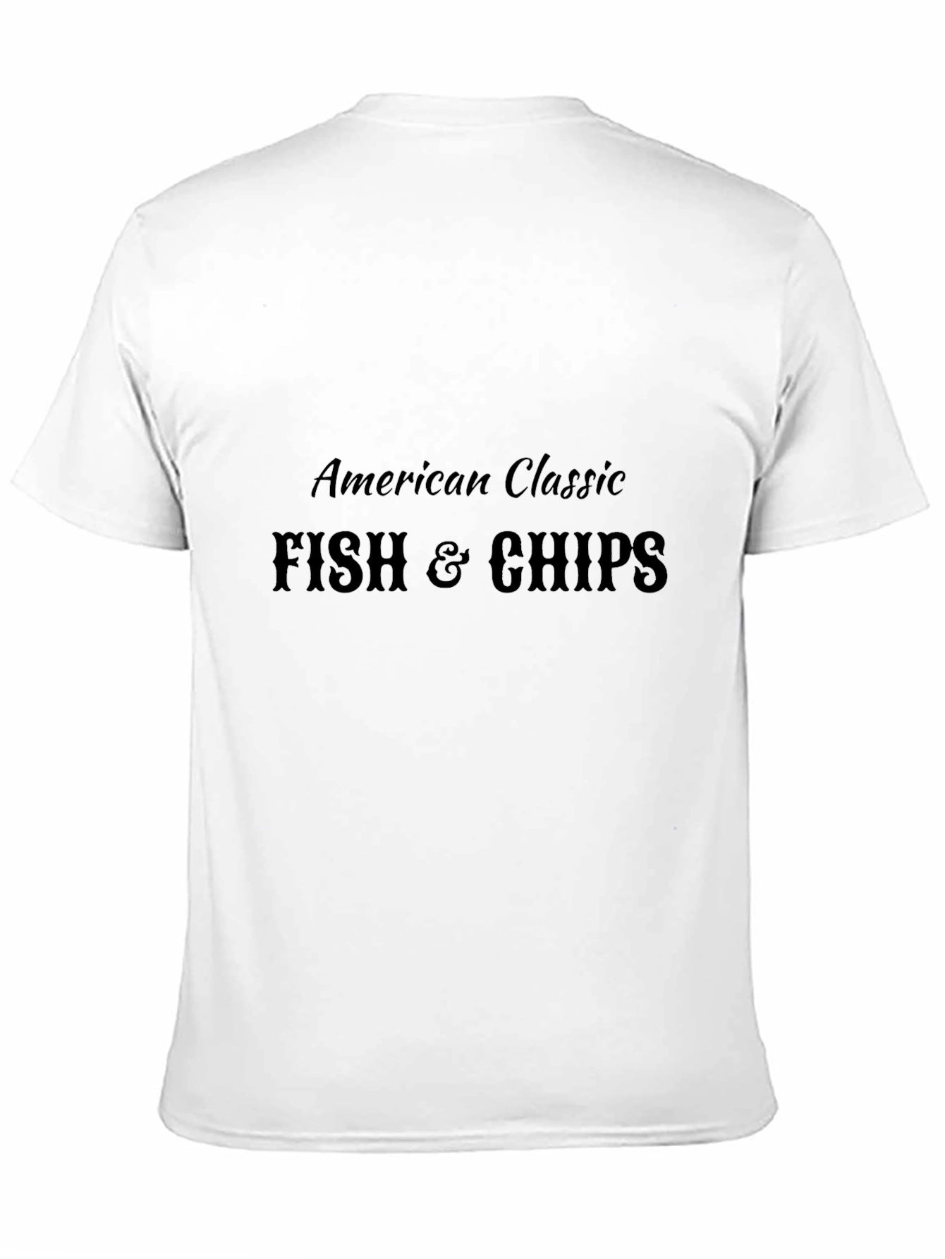 American Classic Fish & Chips Graphic T-Shirt