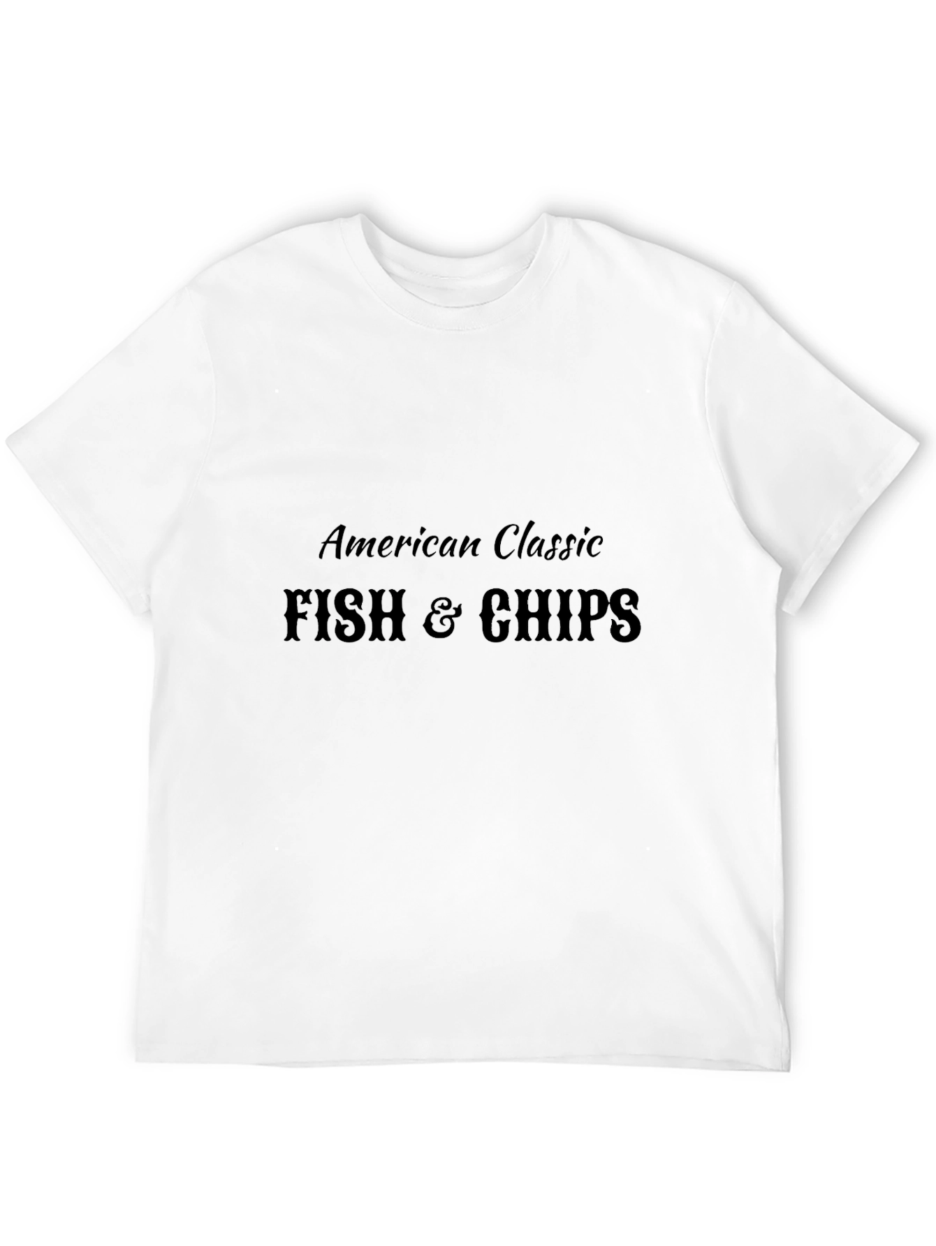 American Classic Fish & Chips Graphic T-Shirt
