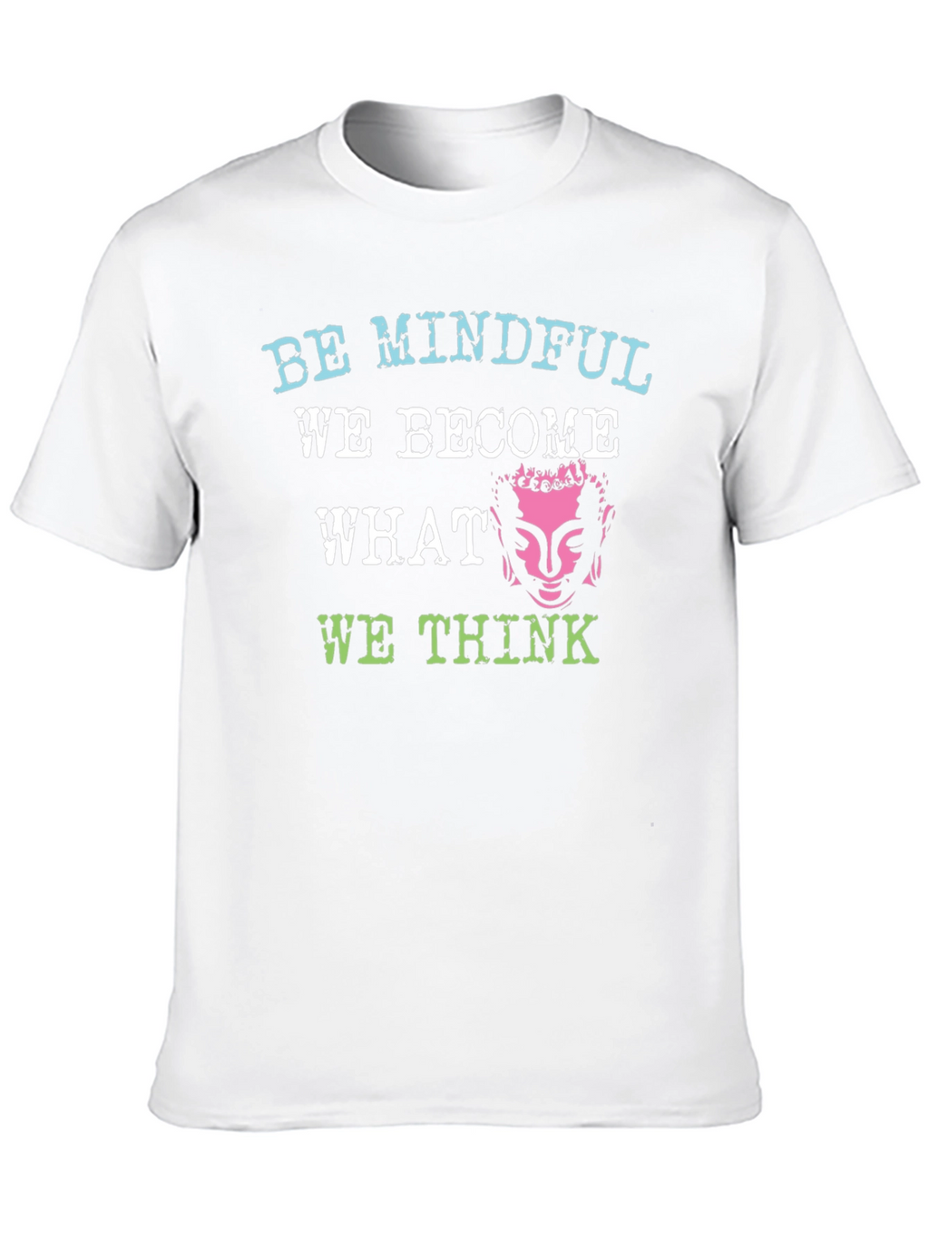 Mindful Buddha Graphic T-Shirt - Black