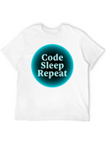 Code Sleep Repeat Graphic T-Shirt