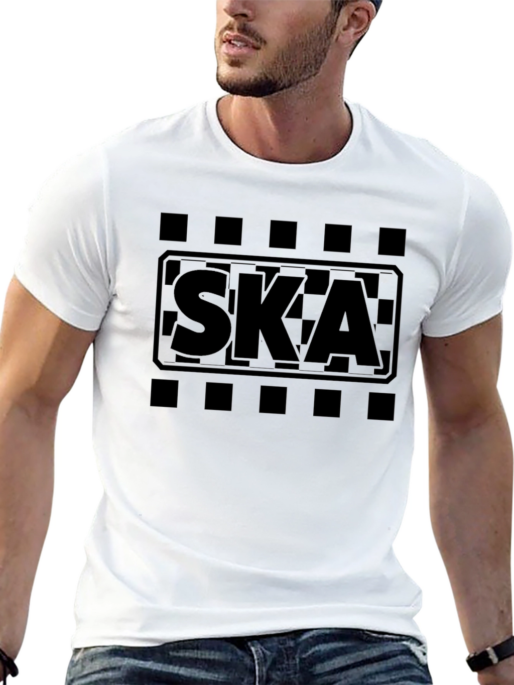 Ska Music T-Shirt - Black Graphic Tee