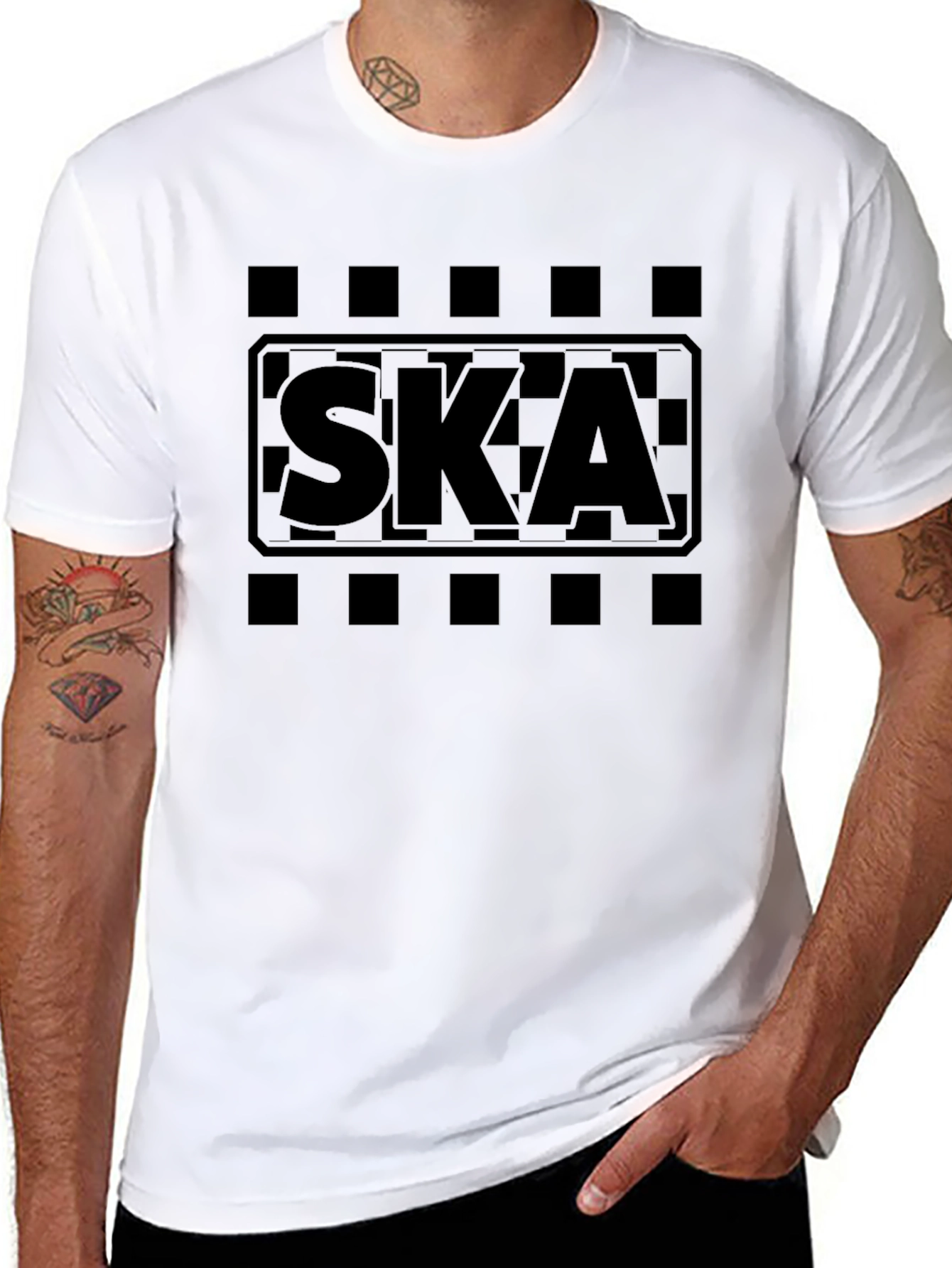 Ska Music T-Shirt - Black Graphic Tee