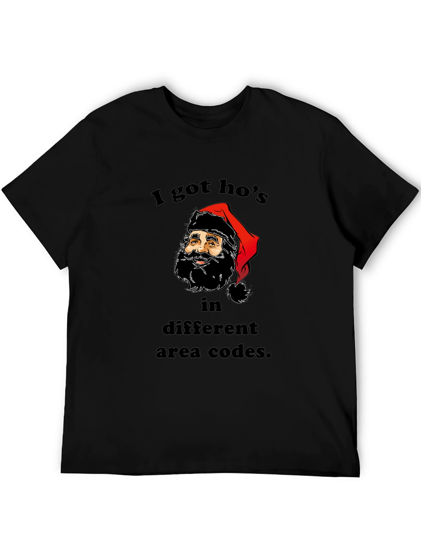 I Got Hos Santa T-Shirt - Funny Christmas Party Tee