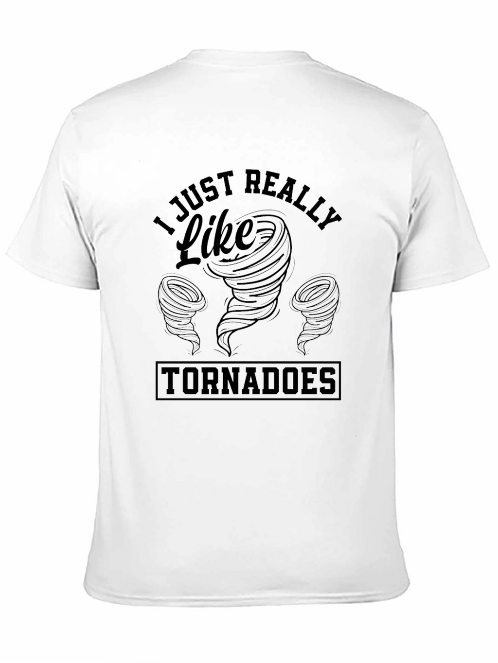 Tornado Enthusiast Black Graphic Tee