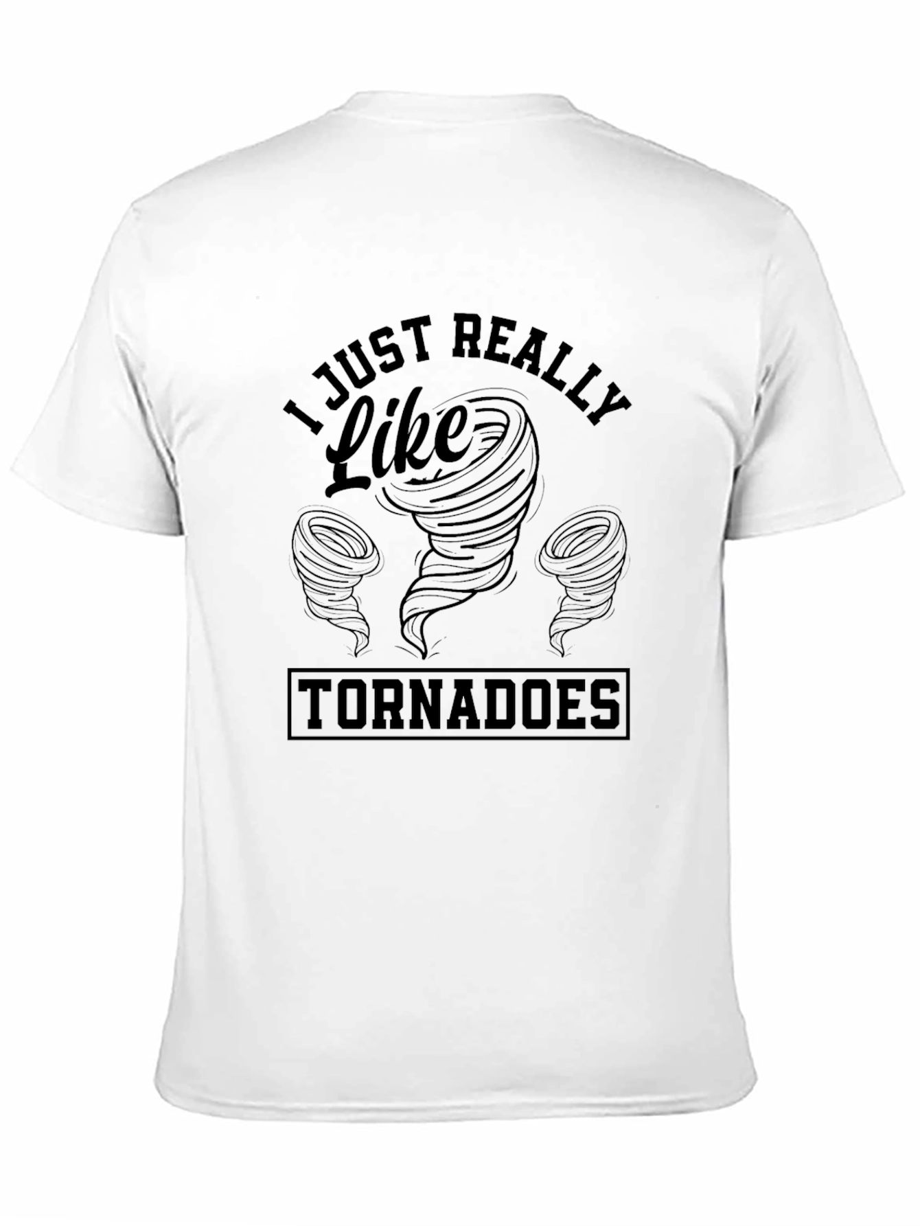 Tornado Enthusiast Black Graphic Tee