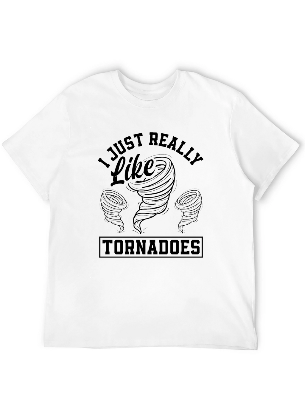 Tornado Enthusiast Black Graphic Tee