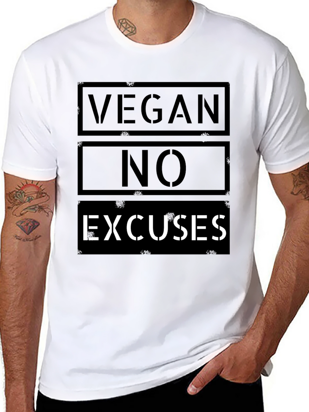 Vegan No Excuses Graphic T-Shirt