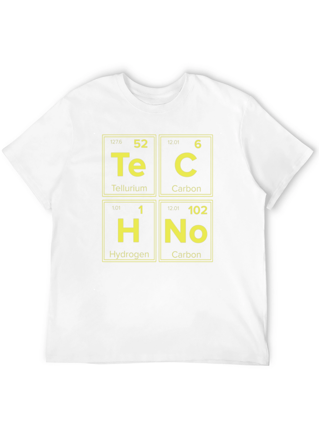Techno Periodic Elements Graphic Tee