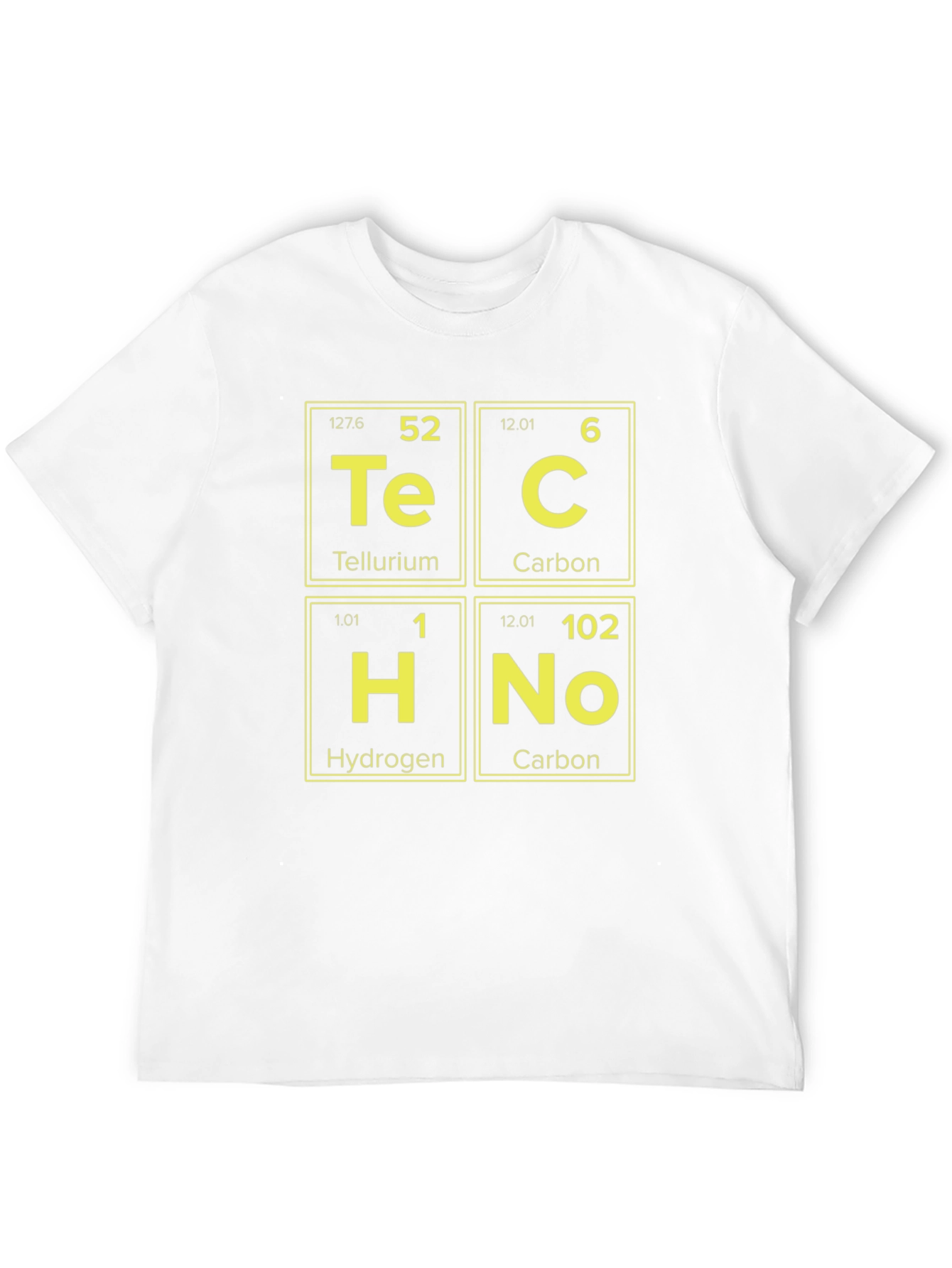 Techno Periodic Elements Graphic Tee