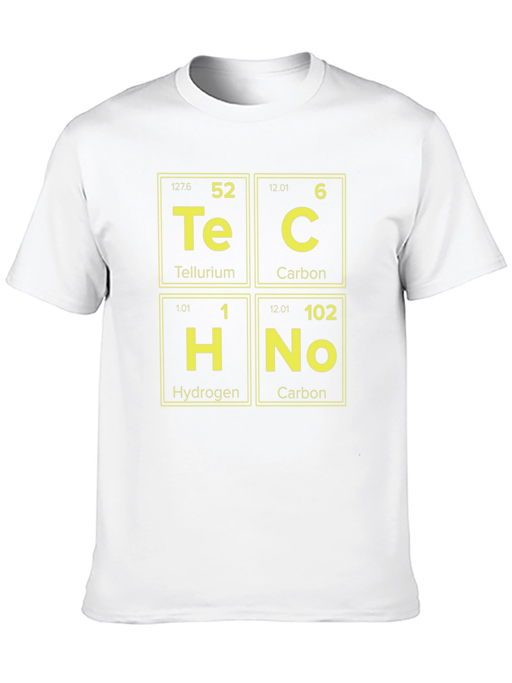 Techno Periodic Elements Graphic Tee