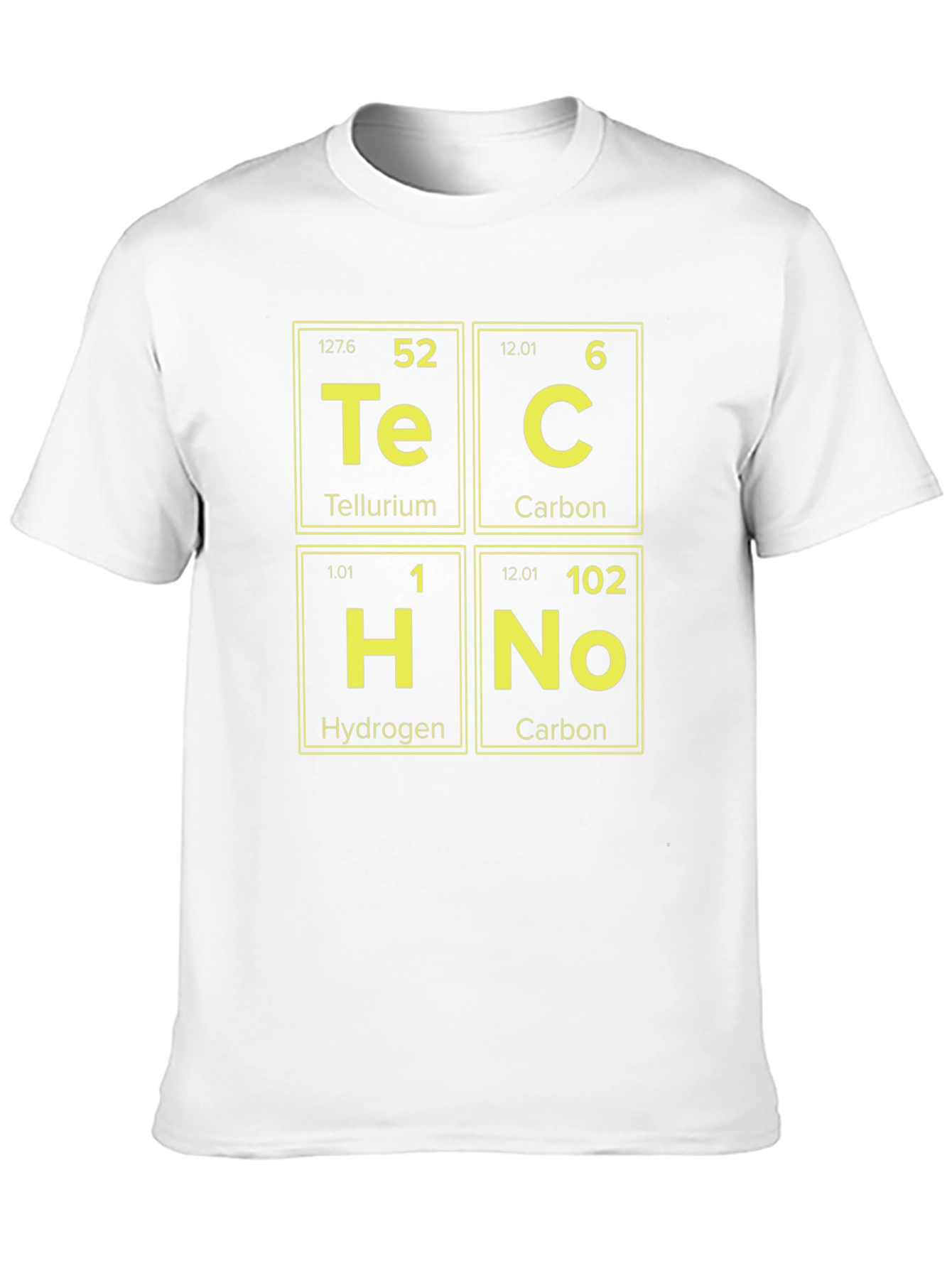 Techno Periodic Elements Graphic Tee