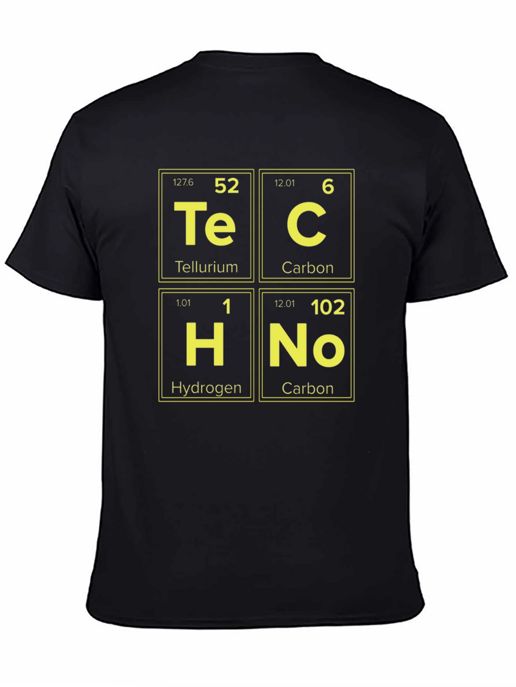 Techno Periodic Elements Graphic Tee