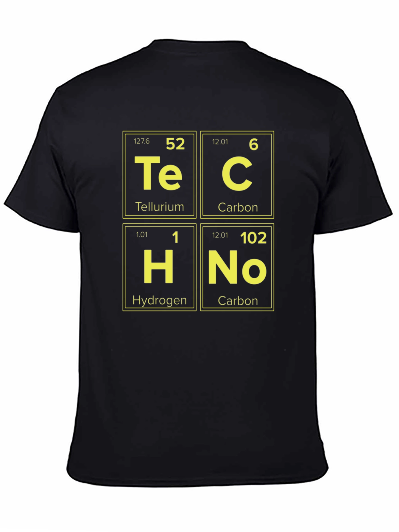 Techno Periodic Elements Graphic Tee