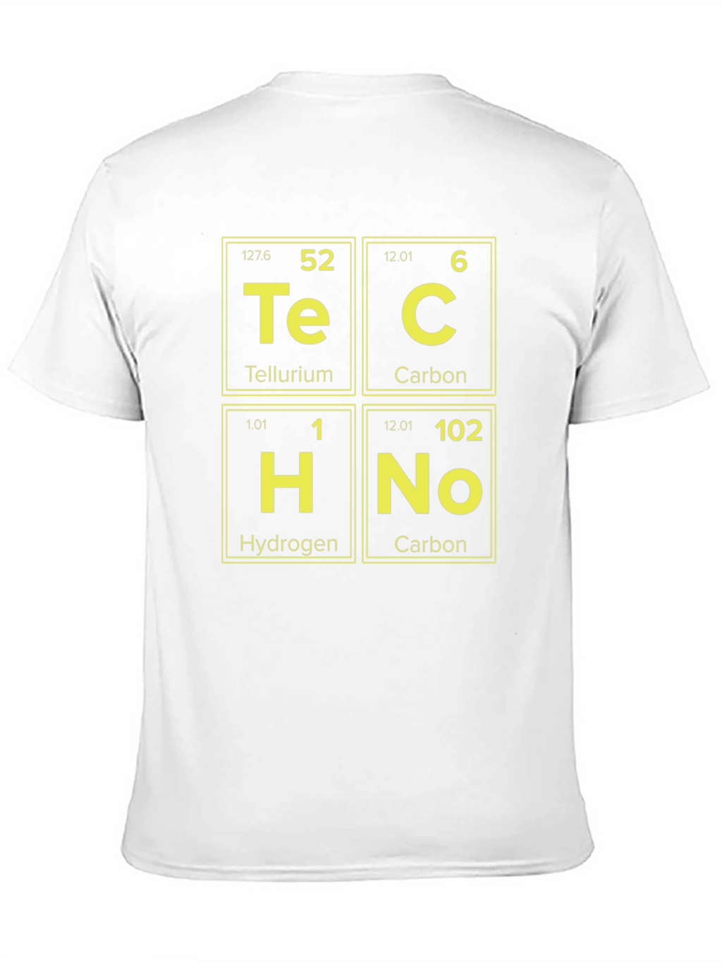 Techno Periodic Elements Graphic Tee