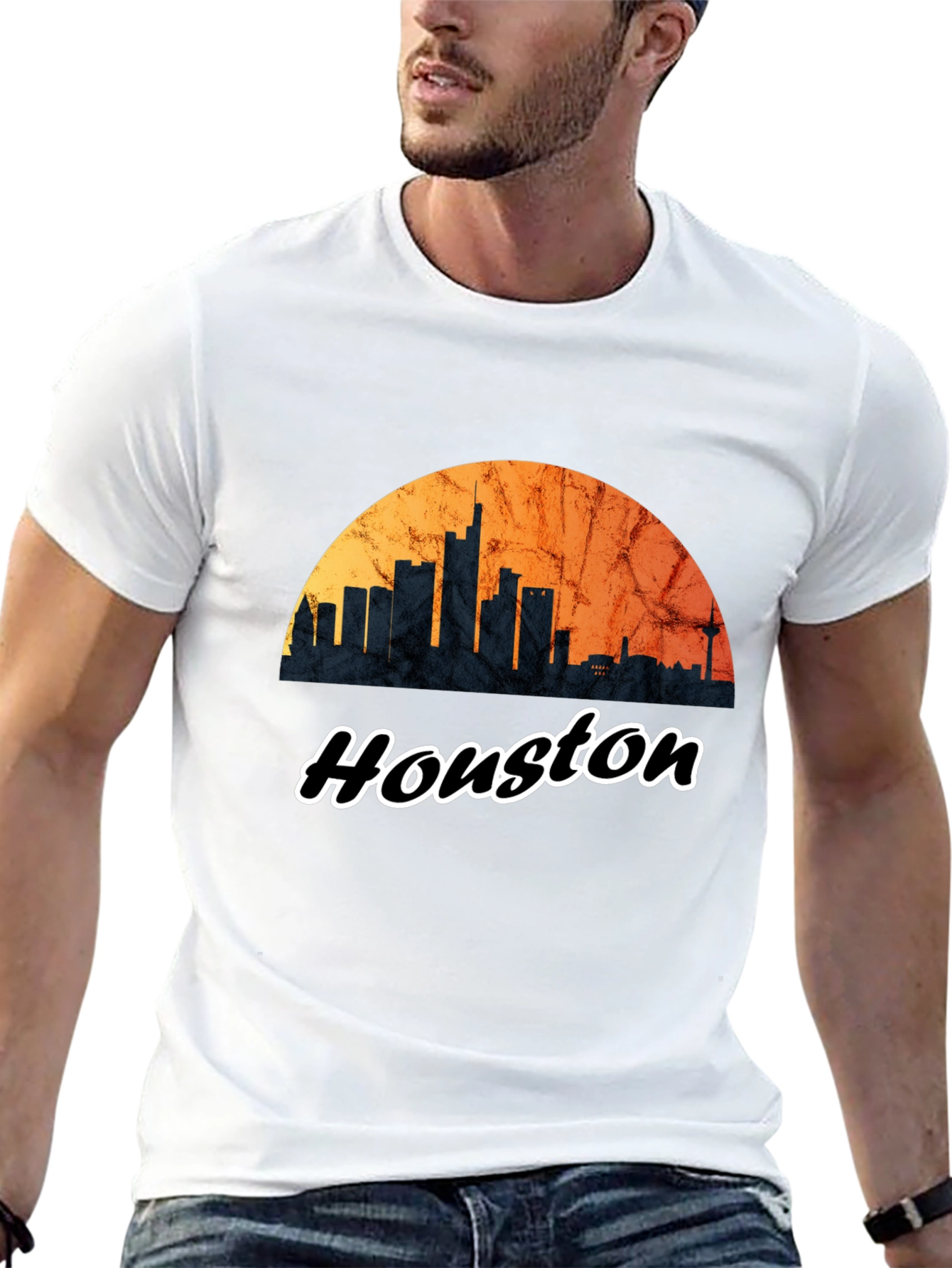 Houston Skyline Graphic T-Shirt