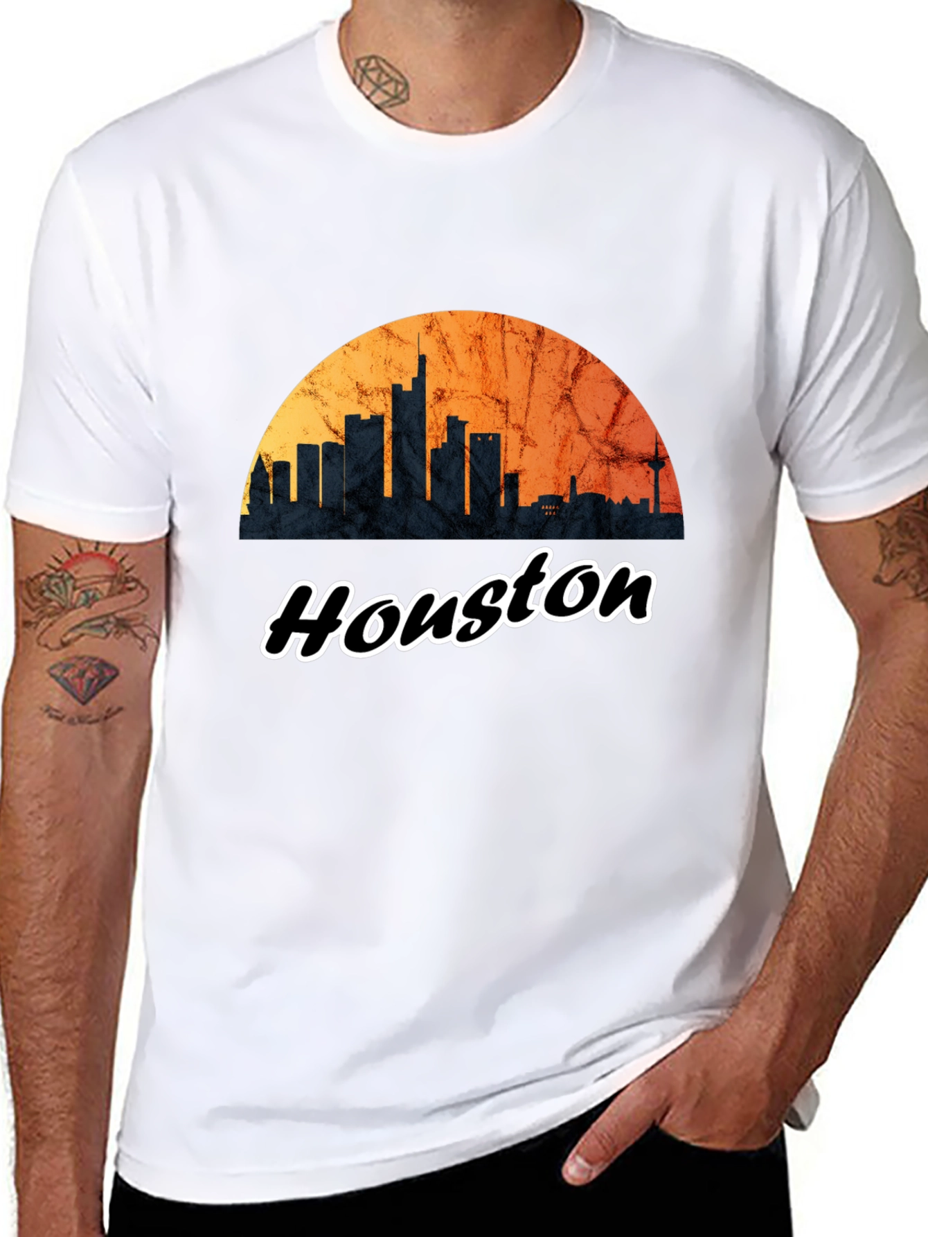 Houston Skyline Graphic T-Shirt