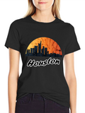 Houston Skyline Graphic T-Shirt