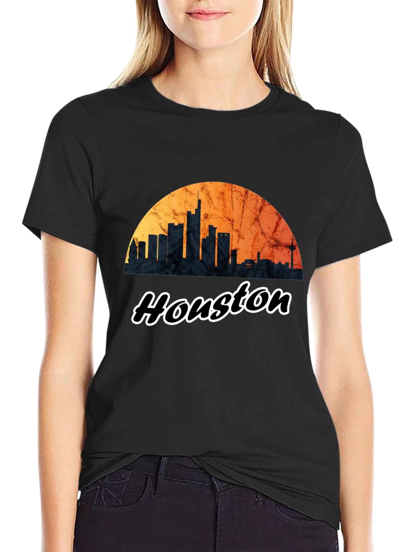 Houston Skyline Graphic T-Shirt