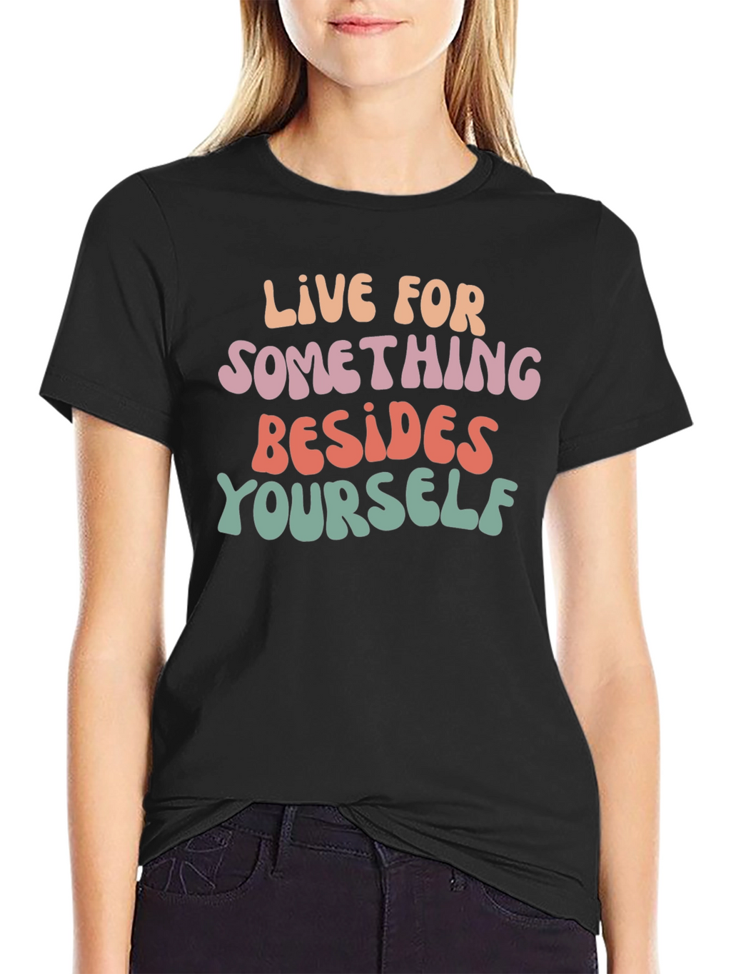Inspirational Graphic Tee - Live For Something